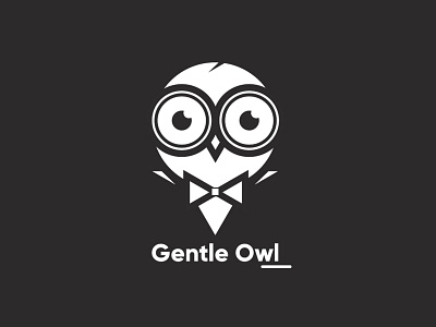 Owl Logo / Gentle owl art design icon illustration illustrator logo logo design logodesign minimal owl owl illustration owl logo owls vector