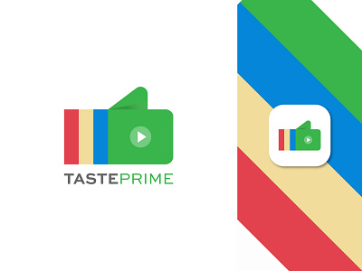 TastePrime Logo Design 2d abstract app icon branding clean creative design feedback logo logo designer logomark logotype minimal minimalist movie review simple thumbs up unique vector icon mark symbol