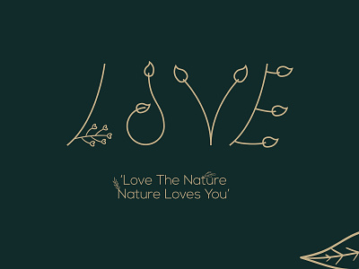 love nature illustration design graphic design illustration illustrator logo logo design logo design branding logos love minimal minimalist minimalist logo nature nature logo