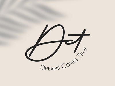 DCT LOGO (Dreams comes true) branding logo logo design logo maker minimal minimalism minimalist logo minimalistic