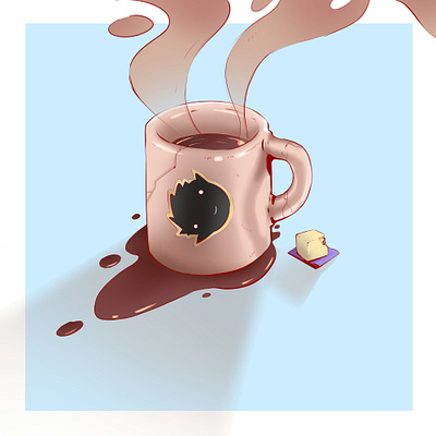 Cofeee time!!! coffee color digital illustration digitalart ilustration paint