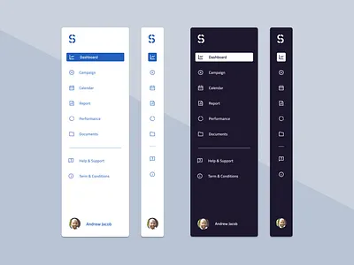 Side Nevigation dark theme dashboard design design enterprise ux sidebar navigation ui ux visual web webdesign