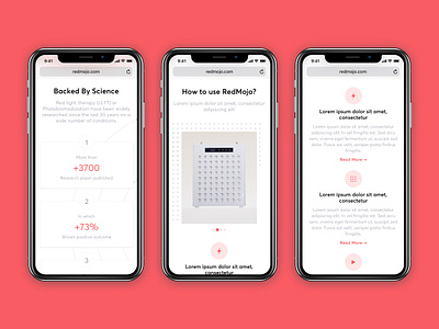Red Light Therapy Website design device ecommerce health healthcare illustraion iphone logo mobile red light responsive responsive design responsive web design responsive website responsive website design ui ux webdesign website
