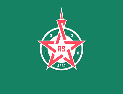 Red Star FC concept football france illustrator ligue 1 logo rebranding redesign soccer sport