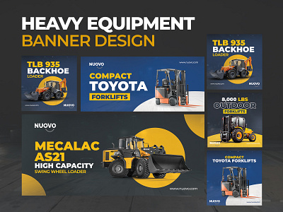 Heavy Equipment Social media and web banner design ads banner design car facebook ads facebook post fb post heavy equipment banner ig post instagram post machine banner social media social media banner