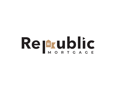 Republic Mortgage app logo appraisal firm logo best logo design ideas 2020 brand identity branding branding design creative logo flag logo flat logo freedom logo home logo house loan logo identity design logotype modern logo mortgage mortgage logo p logo real estate logo republic logo