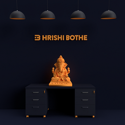 Happy Ganesh Chaturthi 3d art adobe dimension branding