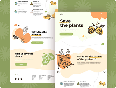 Plant - Landing page daily 100 challenge dailyui dailyui 003 dailyuichallenge ui