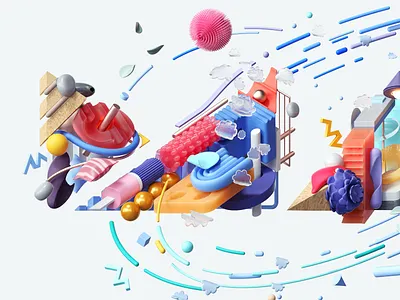 Adobe Max 2020 3d adobe art cinema4d design graphic design illustration inspiration modern octane