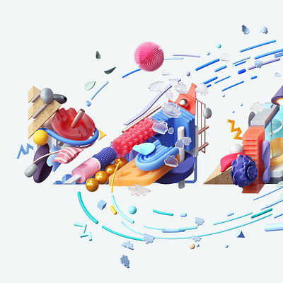 Adobe Max 2020 3d adobe art cinema4d design graphic design illustration inspiration modern octane