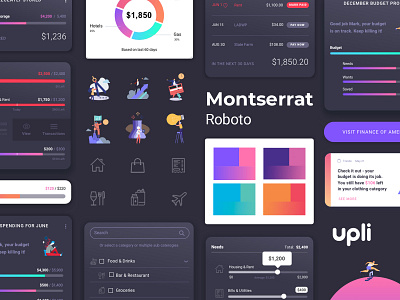 Mobile App Design & Customer Dashboard - Fintech brand strategy branding design education financial fintech fintech branding fintech branding studio iconography illustration interactive logo design mobile app design mobile design mobile ui ux