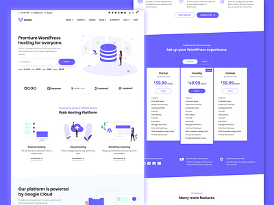 Phox WP Theme | Classy envato host hosting illustration themeforest ui ux web whmcs wordpress