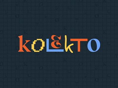Kolekto Logo animated animation branding collection collector design desire agency esperanto graphic design graphics identity logo logotype motion motion graphics typography