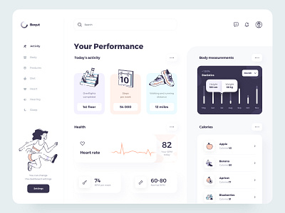 The Bequt dashboard user interface design calendar app dashboard design graphs illustration illustrator shot statistic statistics ui userinterface ux