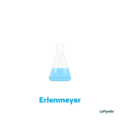 Week17 - Erlenmeyer flat illustration illustration lab sciart science vector