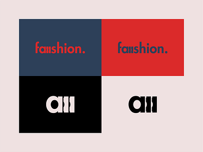 Faaashion - Logo Design branding design faaashion faaashion logo fashion fashion blog fashion blog logo fashion logo graphic design illustration illustrator logo logo design minimal rebrand vector