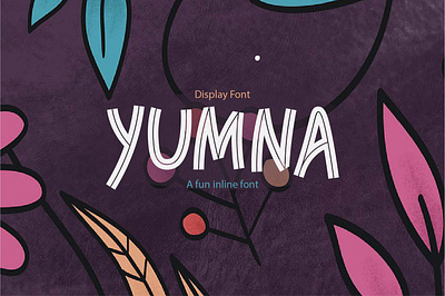 Yumna Fun font inline abc art cartoon colorful comic decorative design font fun funny hand handwritten illustration inline latin letter lettering number spring type