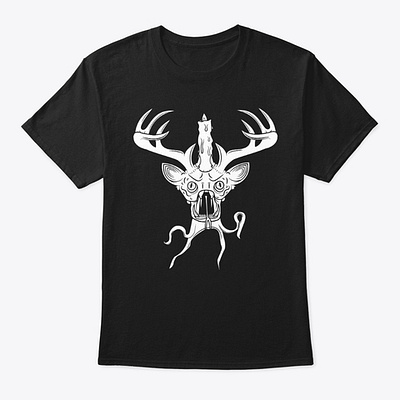 Goliad cartoony design horns illustration illustrator maplemill metal mutant shirt tshirt vector