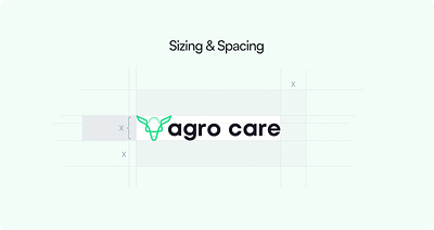 Brand Identity for Agro Care Animal Products bold logo brand identity branding cow logo line art logo logo minimal