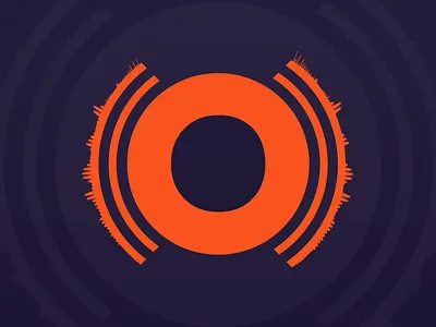 Supersonic Podcast animiation audio flat logo logo animation logodesign podcast