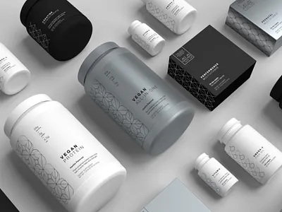 Supplements packaging design protein supplements