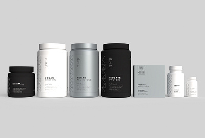 Supplement lineup packaging supplements