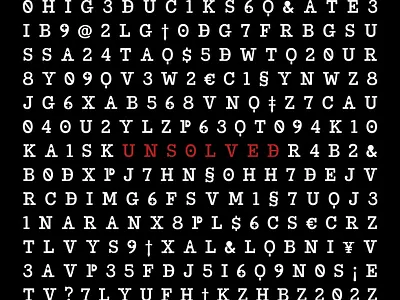 Unsolved - Display typeface crime design display font font font design graphic design illustrator kill serif serif font typeface typographic typography typography design vector zodiac