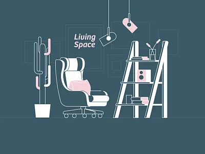 #LIVINGSPACE design illustration livingspace vector