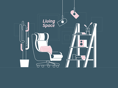 #LIVINGSPACE design illustration livingspace vector