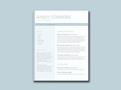 Free Pastel Resume Template with Clean Design cv cv resume free cv resume template free cv template free resume template freebie freebies resume template