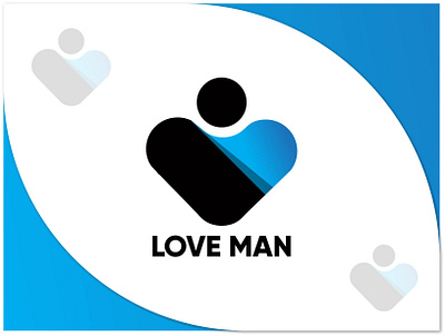 LOVE+MAN LOGO - modern logo design - abstract logo - initial lo abstract apps icon art brand identity branding clean corporate design dribble gradient logo logo logo design logo idea logo mark logo trends 2020 logos logotype love minimalist logo unique logo