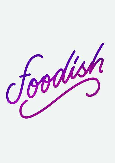 Foodish logotype branding design icon illustration logo typography vector