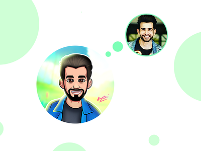 Cartoon Portrait for Jay Bhanushali art caricature cartoon portrait celebrity character design illustration vector art