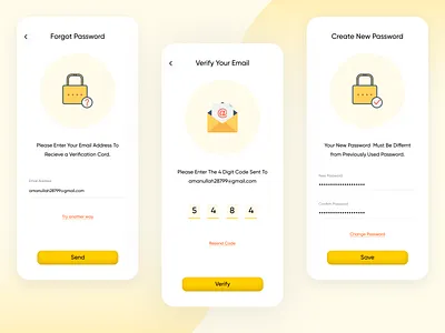 Forgot Password app design create new password food app food delivery app food delivery application forget app scrin forgot forgot app page forgot password new password app page ui uidesign ux uxdesign verify verify your email