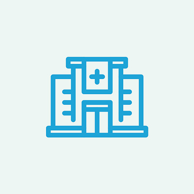 Day 11 - Hospital - 100 Icons Daily 100days design hospital icon illustration leeayr logo minimal vector