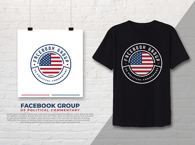 USA T-shirt Design america american american flag american football brand creative emblem favicon icon identity logo logotype minimalist minimalist logo t shirt t shirt design t shirt mockup t shirts usa usa flag