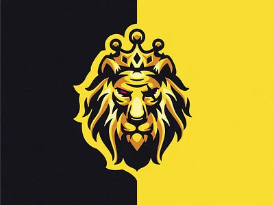lion kings angry brand character e sport esport esports king lion lion king logo mascot sport