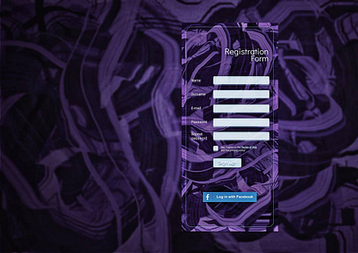 Daily UI Registration/sign up form adobe photoshop colours design figma figmadesign pattern purple signup ui ui design uidesign uiux ux vector