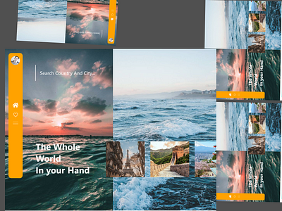 simple travel homepage aesthetic branding design illustration travel travel app ui ux web web design wordpress design