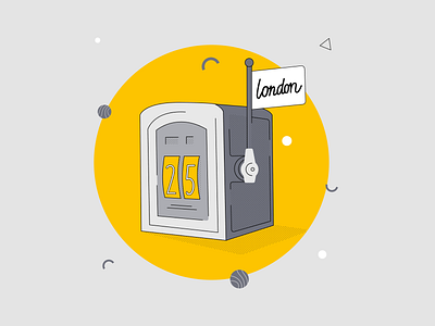 Taxometr animation art flat graphic design illustration illustrator minimal typography vector web