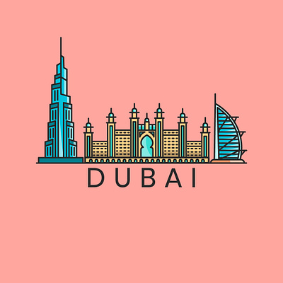 DUBAI flat design illustrator vector illustration illustrator vector vector flat design illustration vector flat design illustrator vector flat illustrator design vector illustration vector illustration flat design vector illustrator vectorart