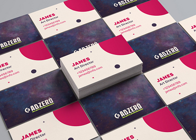 ADZERO brand design brand identity branding design business card logo logodesign