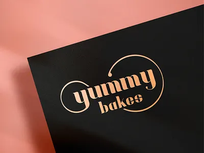 Yummy Bakes Logo branding identity logo logo design type logo typography