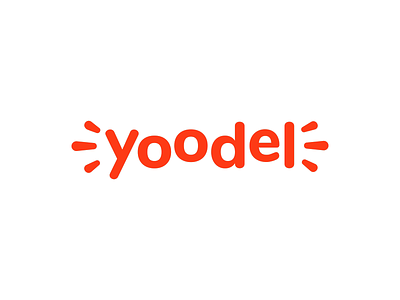 Yoodel logo animation after effects animated text design excited animation gif icon animation intro logo logo animation logo reveal motion motion graphics text animation ui ux wordmark animation