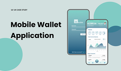 Study case Mobile Wallet Application define ideation mobile design prototype study case uiux ux ux design wallet app wireframe