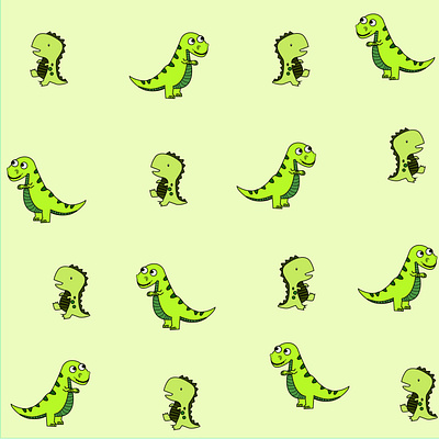 Dinosaurs design illustration stationery tshirt