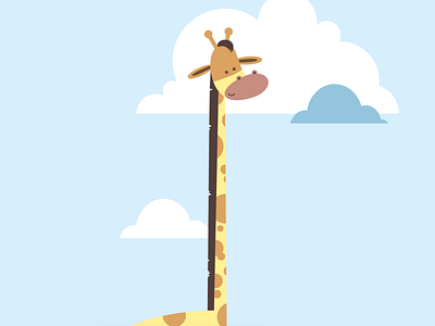 Giraffe animal cartoon character css css art css drawing css3 giraffe illustration illustration art vector vector art