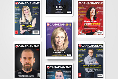 CanadianSME Business Magazine Cover adobe photoshop business magazine magazine cover magazine cover design