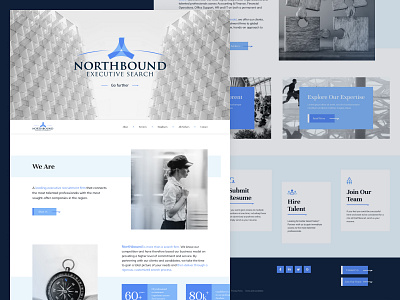 Executive recruitment firm - UX/UI design business concept design dribbble interaction design interface minimal modern design ui uiux user experience ux webdesign website