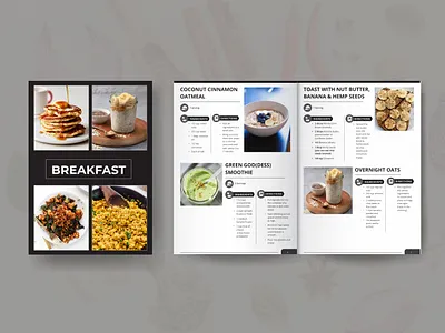 Vegan Recipe/CookBook Design cookbook ebook cover ebook design ebook layout design foodie layout design recipe book vegan vegan food